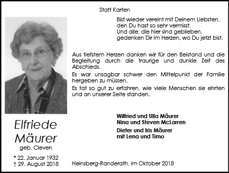 Elfriede Mäurer