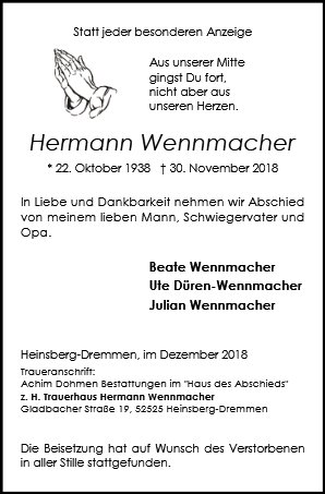 Hermann Wennmacher