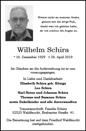 Wilhelm Schira
