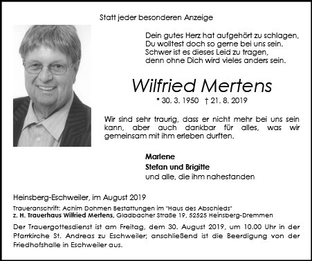 Wilfried Mertens