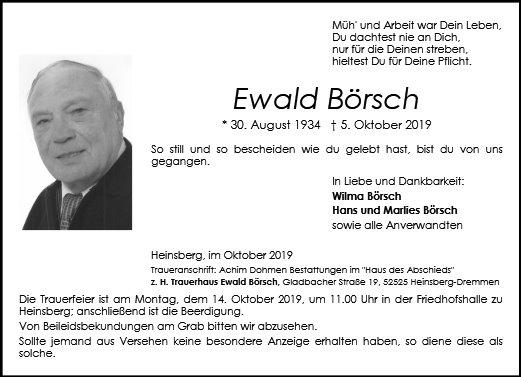 Ewald Börsch