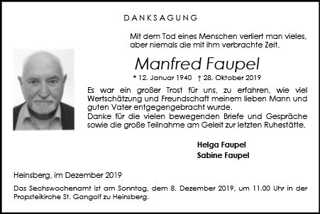Manfred Faupel