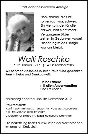 Walli Roschko