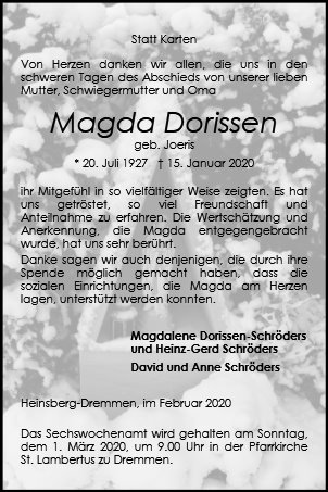 Magda Dorissen