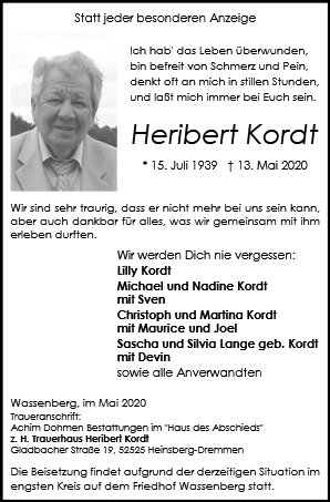 Heribert Kordt