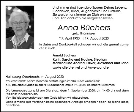 Anna Büchers