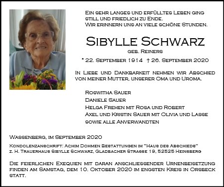 Sibylla Schwarz