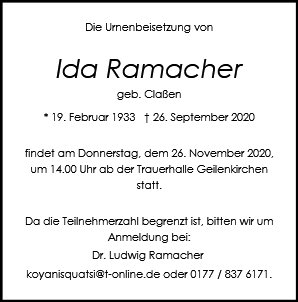 Ida Ramacher