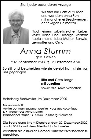 Anna Stumm