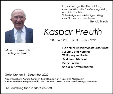Kaspar Preuth