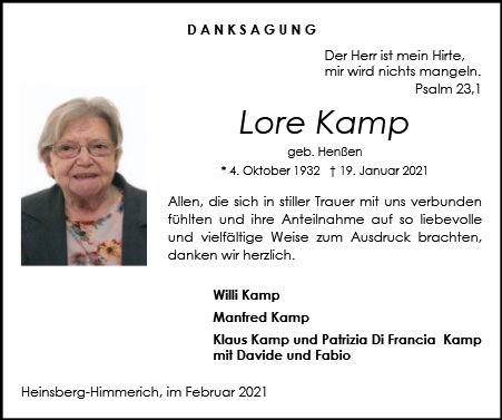 Lore Kamp