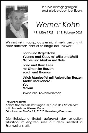 Werner Kohn