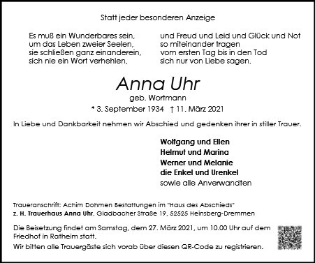 Anna Uhr