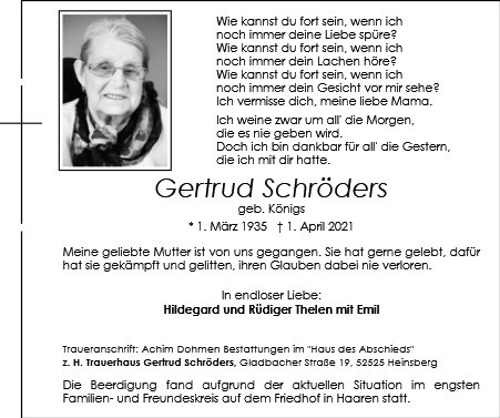 Gertrud Schröders
