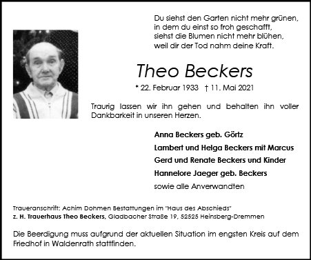 Theo Beckers