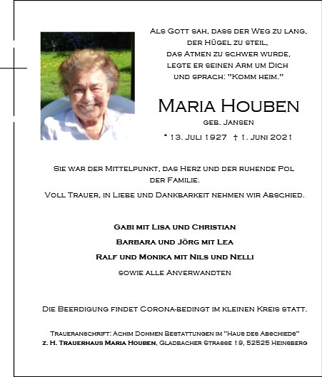 Maria Houben