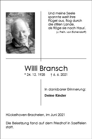 Willi Bransch