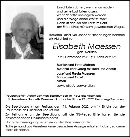 Elisabeth Maessen