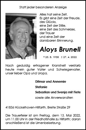 Aloys Brunell