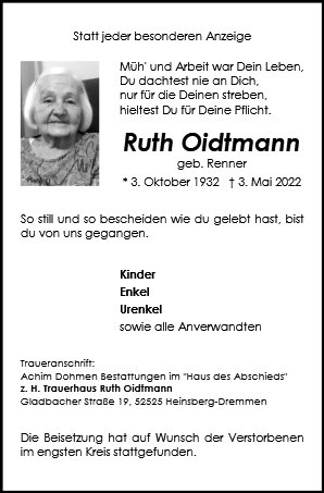 Ruth Oidtmann