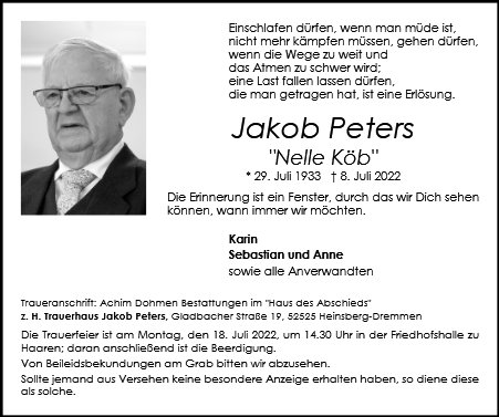 Jakob Peters