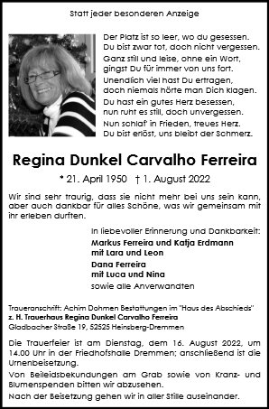 Regina Dunkel Carvalho Ferreira