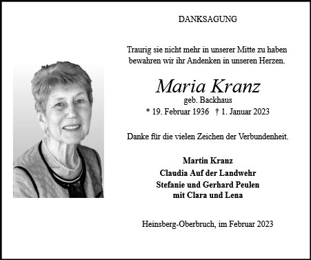 Maria Kranz