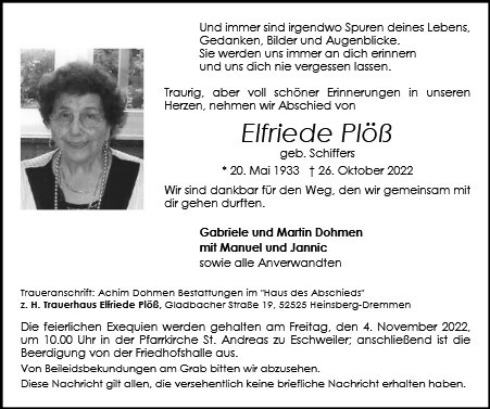 Elfriede Plöß