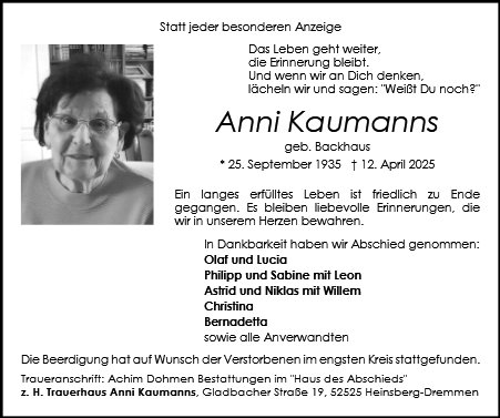 Anni Kaumanns