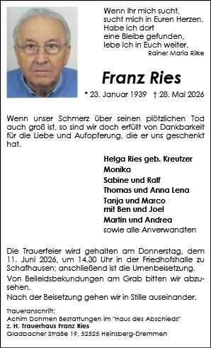 Franz Ries