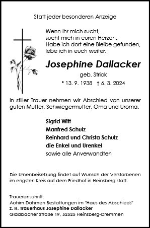 Josephine Dallacker