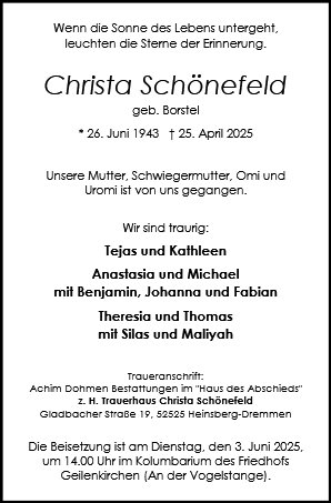 Christa Schönefeld