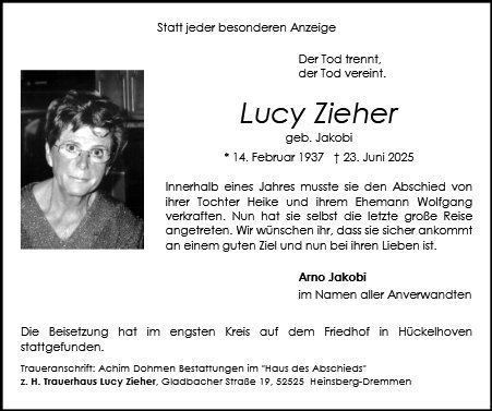 Lucy Zieher