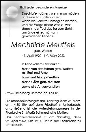 Mechtilde Meuffels