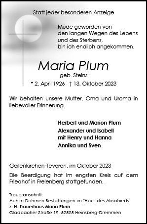 Maria Plum