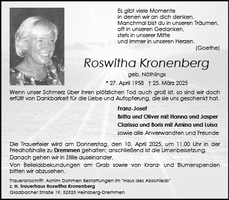 Roswitha Kronenberg