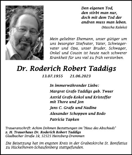 Roderich Robert Taddigs