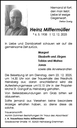 Heinz Mittermüller