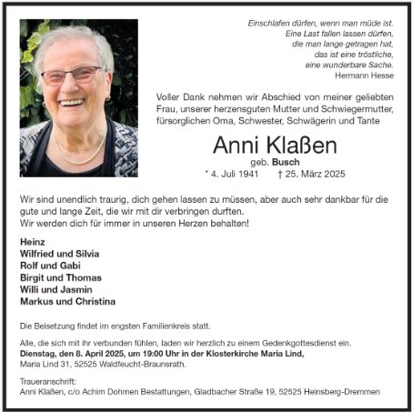 Anni Klaßen
