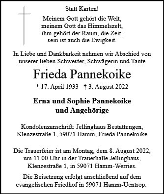 Frieda Pannekoike