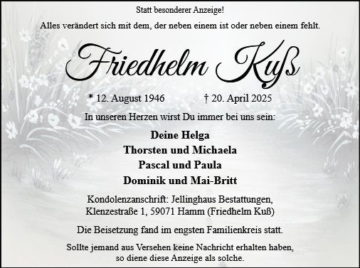 Friedhelm Kuß