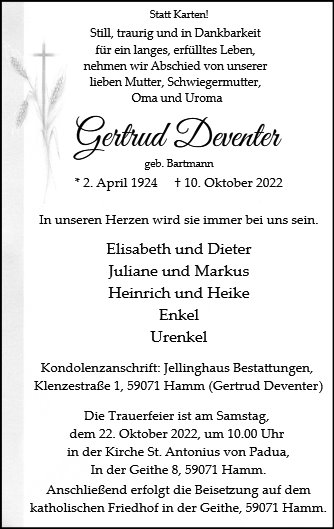 Gertrudis Deventer