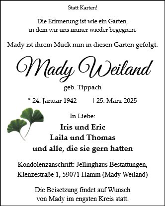 Magdalene Weiland