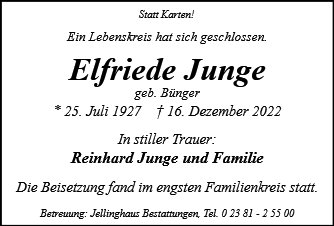 Elfriede Junge