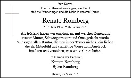 Renate Romberg