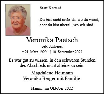 Veronika Paetsch