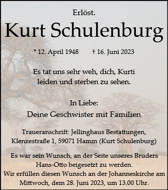 Kurt Schulenburg