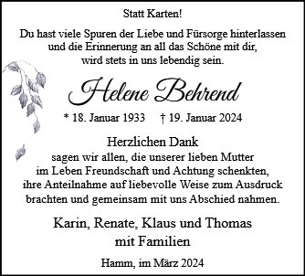 Helene Behrend