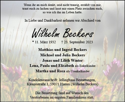 Wilhelm Beckers