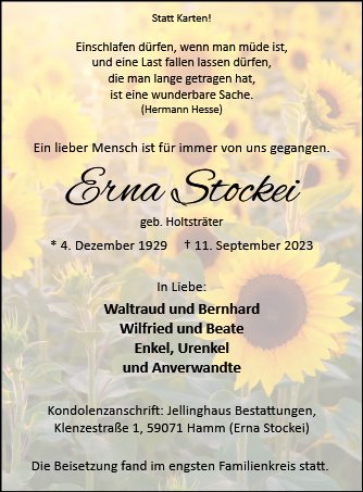 Erna Stockei